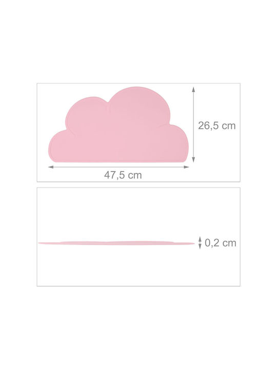 Relaxdays Placemats Roz 47.5x26.5cm 2buc