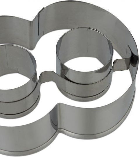 Cake Rings / Cookie Cutters 26 Letters 10 Numbers Stainless Steel