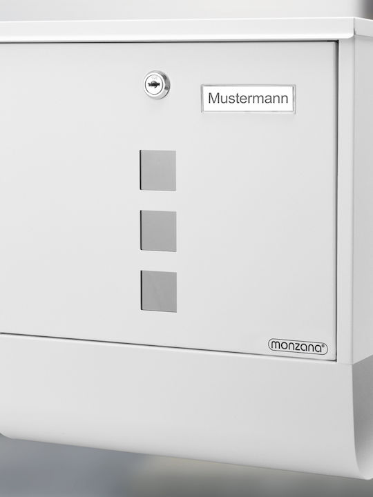 Deuba Cutie Poștală pentru Exterior Inox în Culoarea Gri