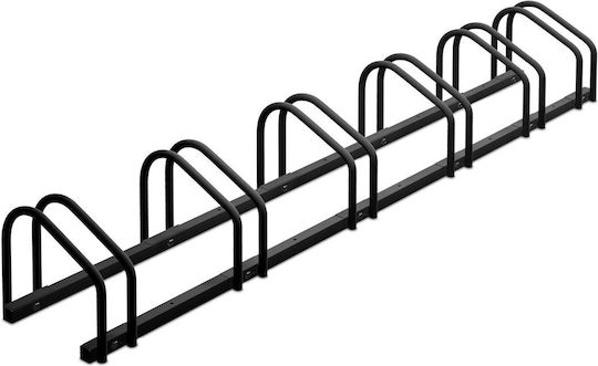 Suport biciclete 6 biciclete 27 x 163,5 x 33 cm Relaxdays negru