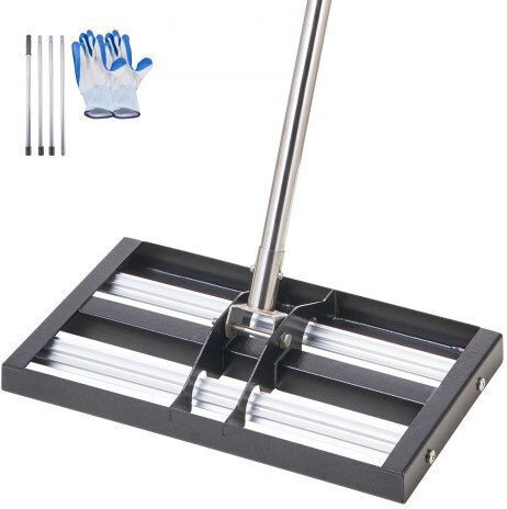 Vevor Lawn Leveling Rake 17x10in Adjustable Handle 63.4in Garden Cppzpekglk10stlejv0