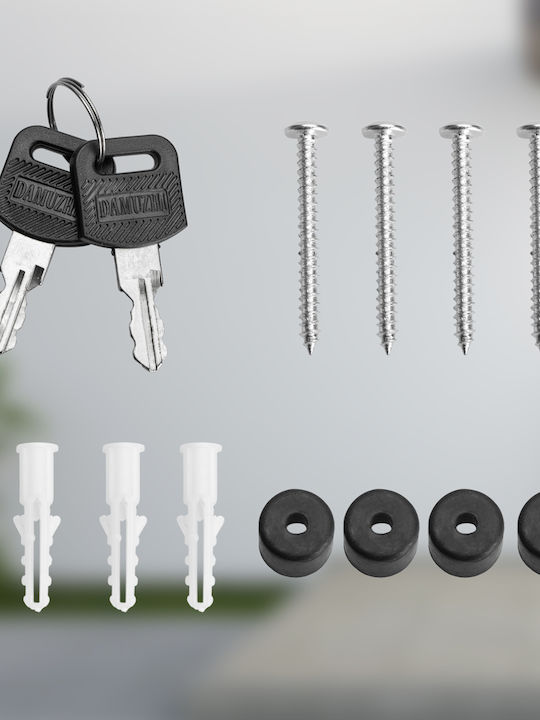 Deuba Cutie Poștală pentru Exterior Inox în Culoarea Gri