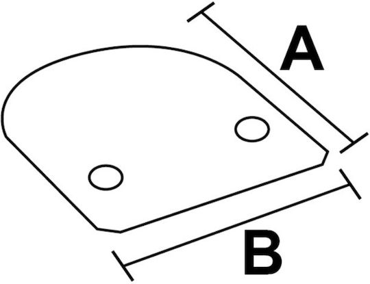 Flush Mounting Plate 57x48