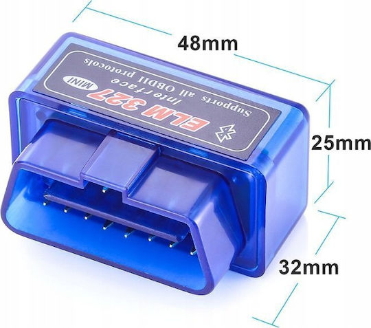 Car Diagnostics ELM 327 Bluetooth Tool OBD 2