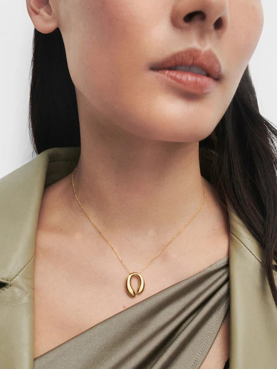 P D Paola Necklace Made Of Gold Plated Silver