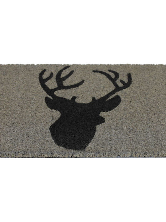 Relaxdays Covor de Intrare din Cocos cu Suport Antiderapant Multicolor 60x40buc