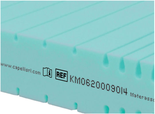 Ventilated Polyurethane Hospital Bed Mattress 190x85x14cm Capelli Km0619008514