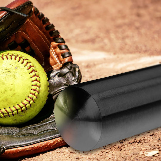 Bâtă de baseball din aluminiu neagră 86 x 5 cm
