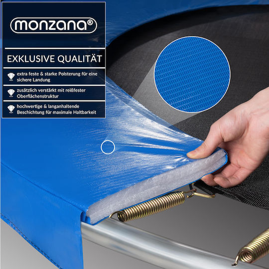 Monzana Trampolin Draußen Durchmesser 183cm mit Netz & Leiter