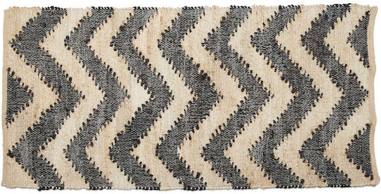 Relaxdays Antiderapant Bumbac Black-beige