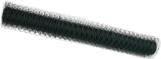 vidaXL Wire Fencing Galvanized with PVC Coating Green 1.4x10m