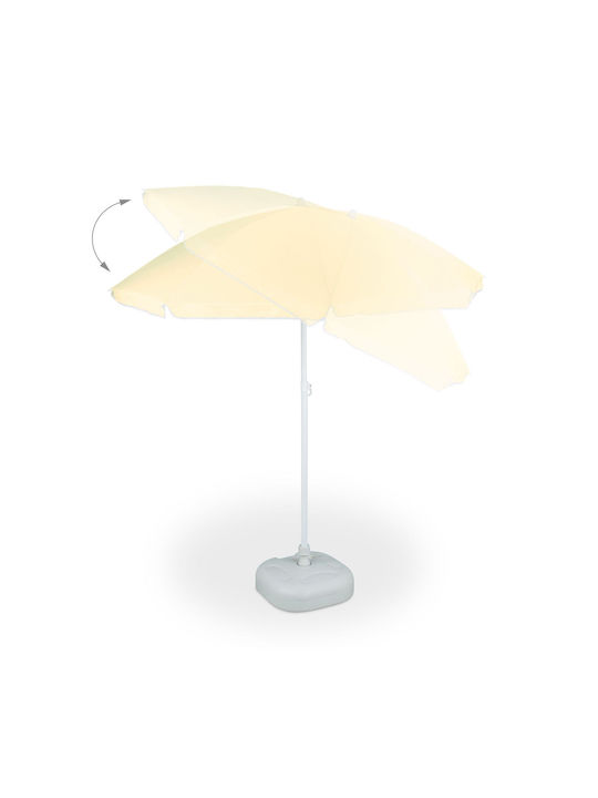 Umbrelă Rotundă Metalică Galbenă Φ1.8m