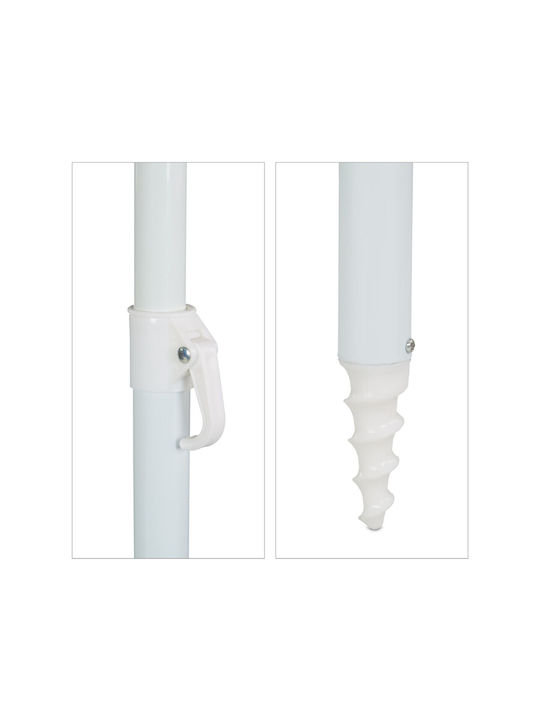 Umbrelă Rotundă Metalică Verde Φ1.6m