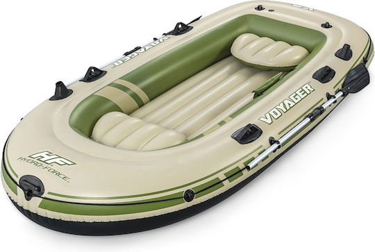 Bestway Inflatable Boat For 3 Adults Beige With Paddles And Pump 294x137cm