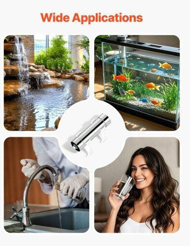 Vevor Internal Aquarium Filter with Power 8W