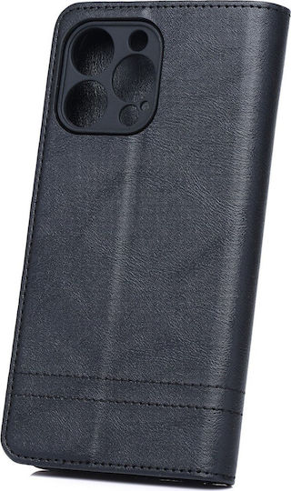 TelForceOne Smart Seam Back Cover Silicone / Synthetic Leather Black (Galaxy A56)