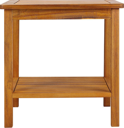 Masă Pentru Spații Exterioare Mici Din Salcâm Maro 45x45x45cm
