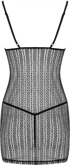 Sexy Babydoll + String Schwarz