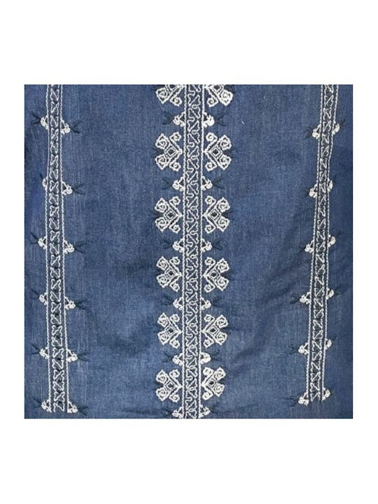 Maxi Φόρεμα Τζιν Nautical Blue