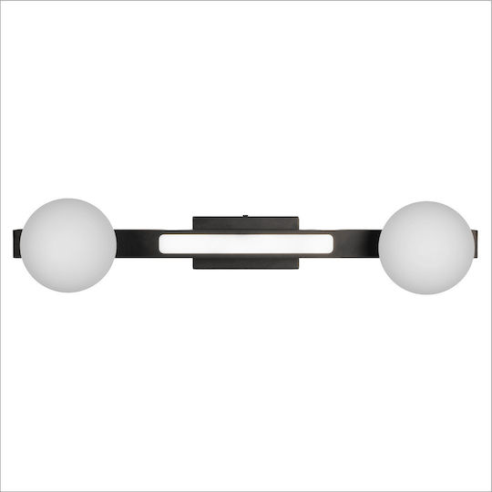 Eko Light Ceiling Mount Light Black with Integrated LED