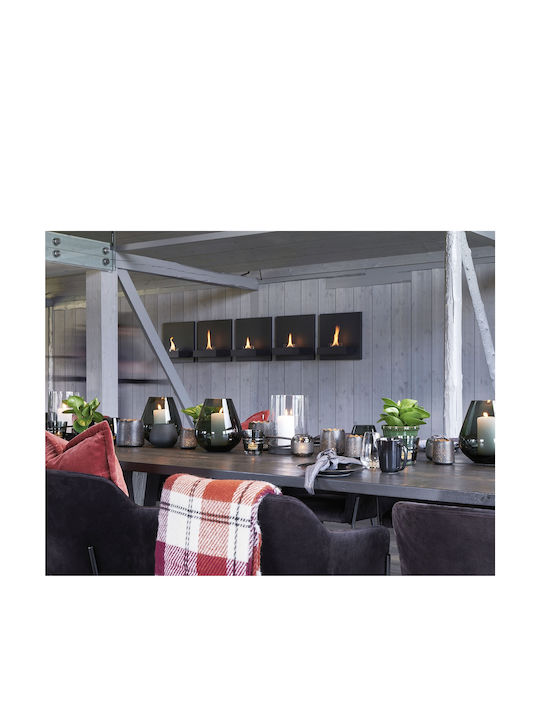 Tenderflame Firepit Black 57.5x23x57.5cm