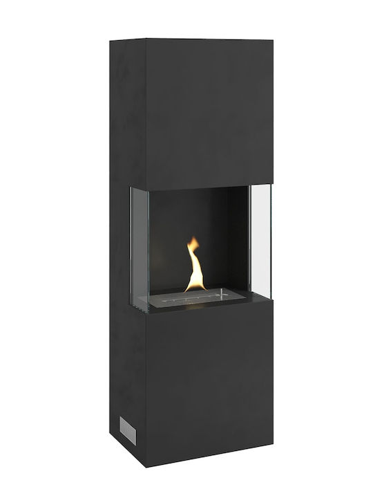 Tenderflame Τζάκι Εσωτερικού Χώρου Μεταλλικό Μαύρο 50x34x170cm