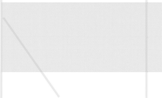 vidaXL Wire Fencing Galvanized with PVC Coating Set Gray 1.4x10m