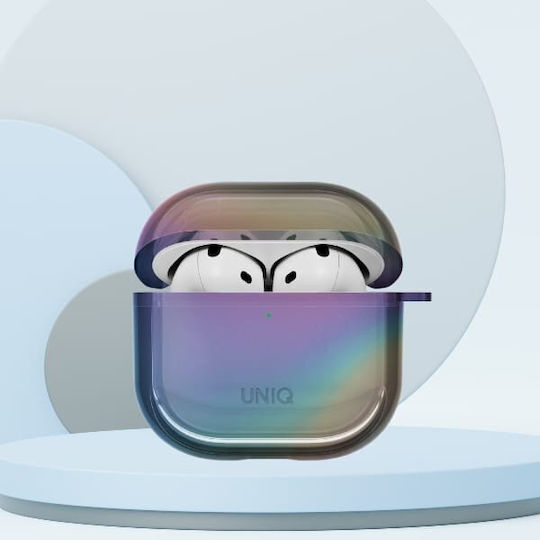 Uniq Θήκη Σιλικόνης με Γάντζο Midnight Quartz για Apple AirPods 4