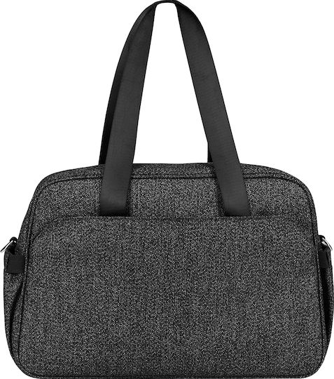 Kikka Boo Shoulder/Hand Diaper Bag Chelsea Black 43x28x16cm.
