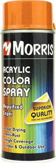 Benman Спрей Боядисване Acrylic с Блестящ Ефект наситено оранжево RAL 2011 400мл