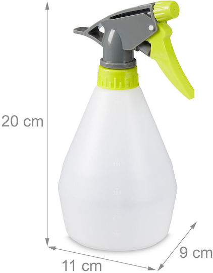 Set 3 sticle spray 500ml transparente Relaxdays