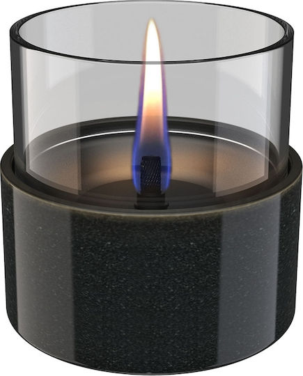 Tenderflame Desktop Bioethanol Fireplace Indoor Outdoor Black 9.8x9.7cm