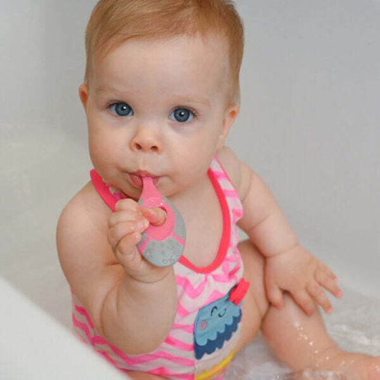 Akuku Baby Toothbrush For 0m+ Pink