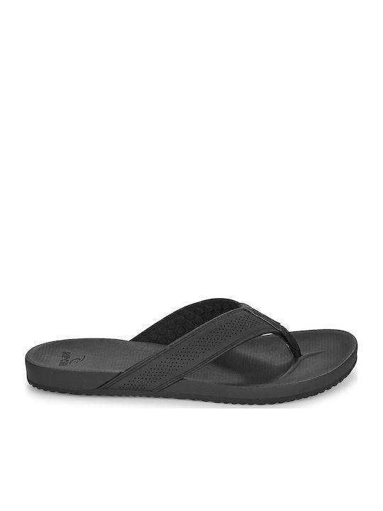 Open Toe Men's Flip Flops Black