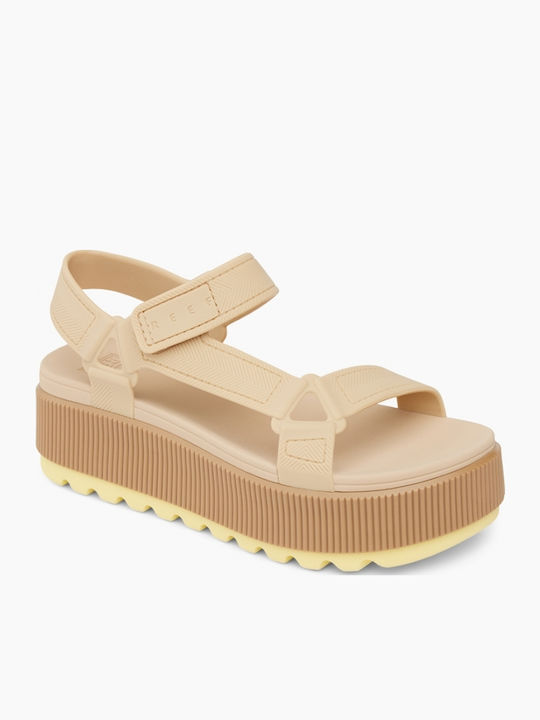 Women's Platform Shoes Beige
