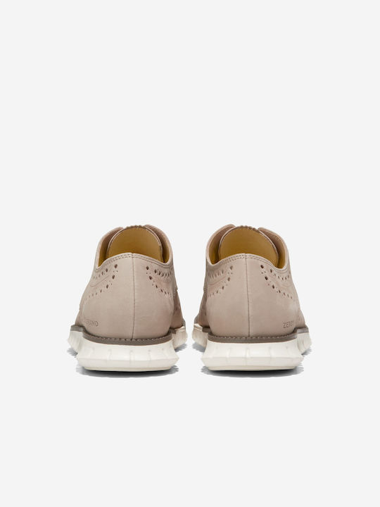 Men's Leather Moccasins Beige