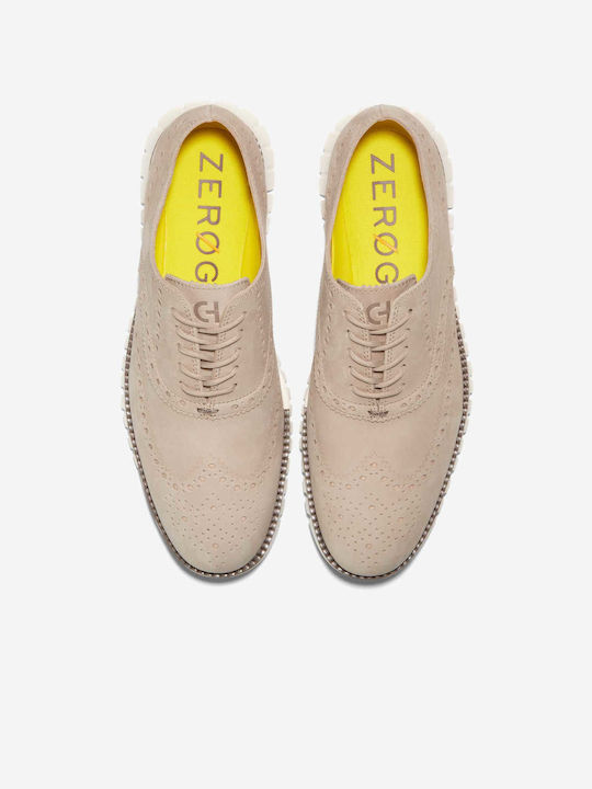 Men's Leather Moccasins Beige