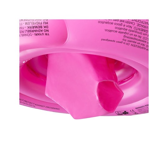 2024se1566 Swim Essentials Baby Swim Ring 0-1 Years Φ69cm Pink Leopard