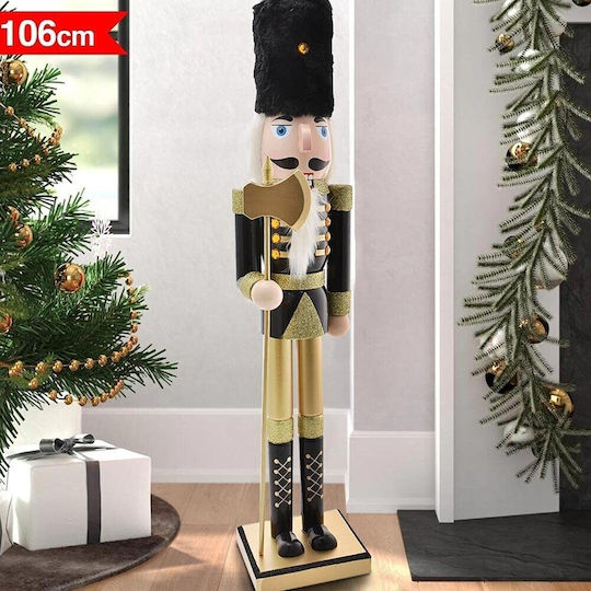 Bakaji Weihnachts-Nussknacker aus Hölzernes