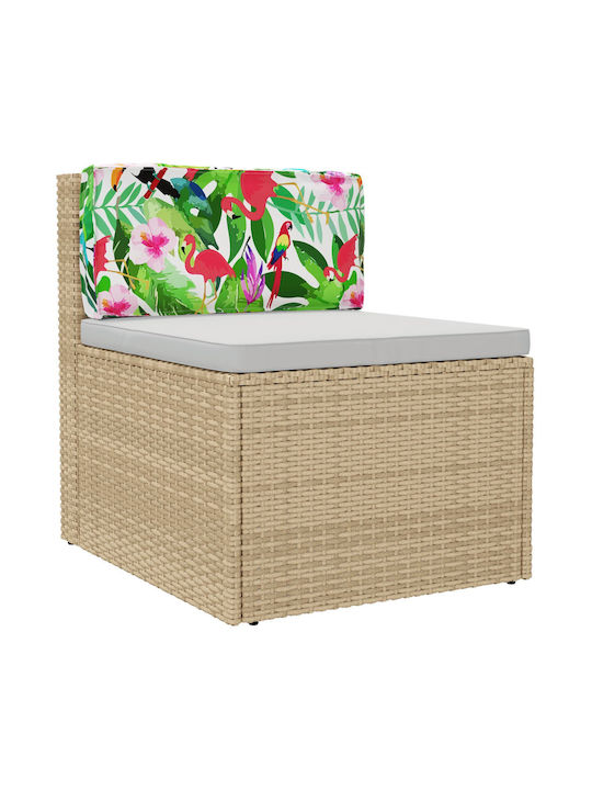 vidaXL Perna Scaunului De Grădină Cu Spătar Multicolor 40x80cm