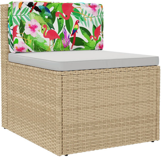 vidaXL Perna Scaunului De Grădină Cu Spătar Multicolor 40x80cm