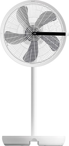 Life Gale Ανεμιστήρας Ορθοστάτης 24W Διαμέτρου 40cm με Τηλεχειριστήριο Λευκός