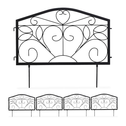Țepușe Decorative pentru Grădină, 4 Bucăți, Stil Antic, 47 x 225 x 1,5 cm B