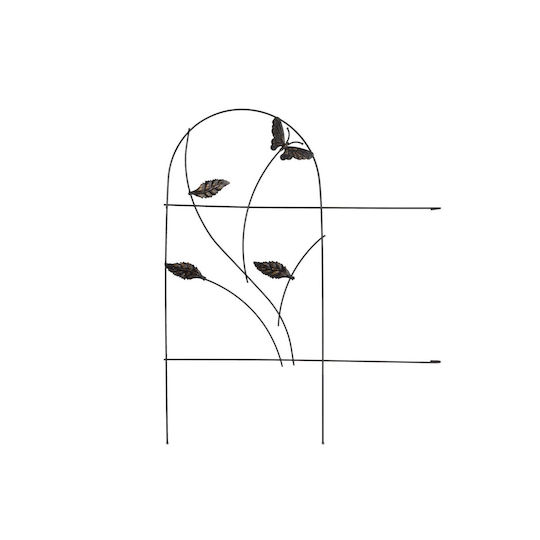 Țepușe decorative pentru grădină 5 bucăți din oțel 61,5 x 250 x 0,4 cm