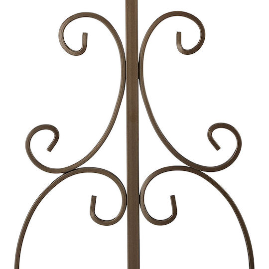 Gard Garden Decorativ 3 Piese Din Metal 98 X 190.5 X 2.5 Cm Bronz