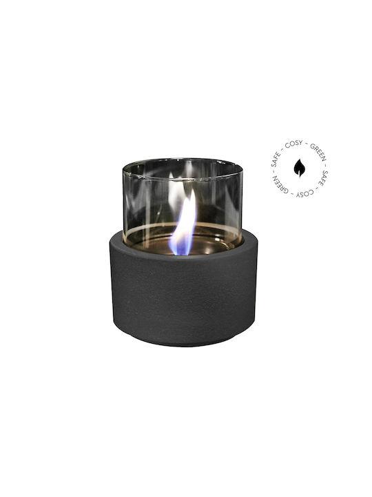 Tenderflame Felinar Sticlă De masă Negru 13x17.5buc 1buc