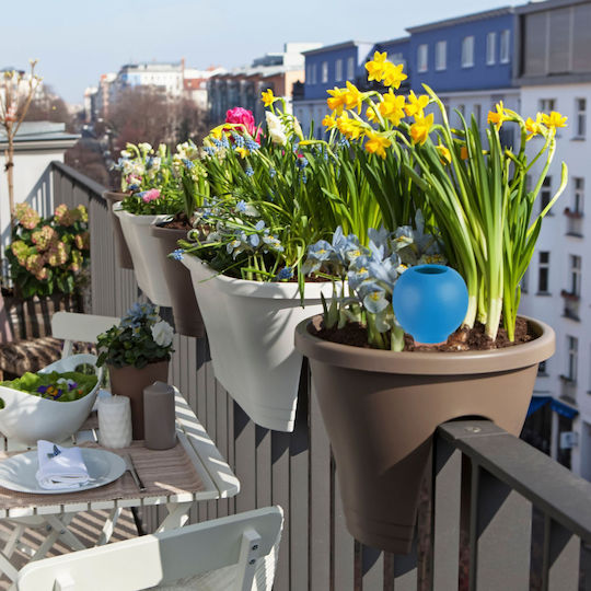 Set 4 Conuri de Udare din Argilă pentru Plante Relaxdays Picurător Albastru