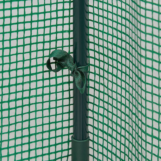 Plasă de Grădină pentru Balcon Dimensiuni 150 X 100 X 50 Cm Verde Transparent Relaxdays