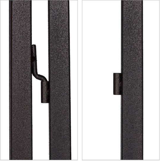 Set 2 Spaliere pentru Plante Căţărătoare Oțel Relaxdays Dimensiuni 182 X 51 X 3 Cm Maro