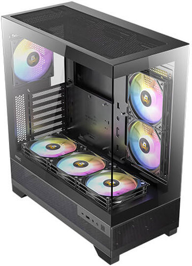 Antec CX700 ARGB Gaming Midi Tower Κουτί Υπολογιστή με Πλαϊνό Παράθυρο Μαύρο